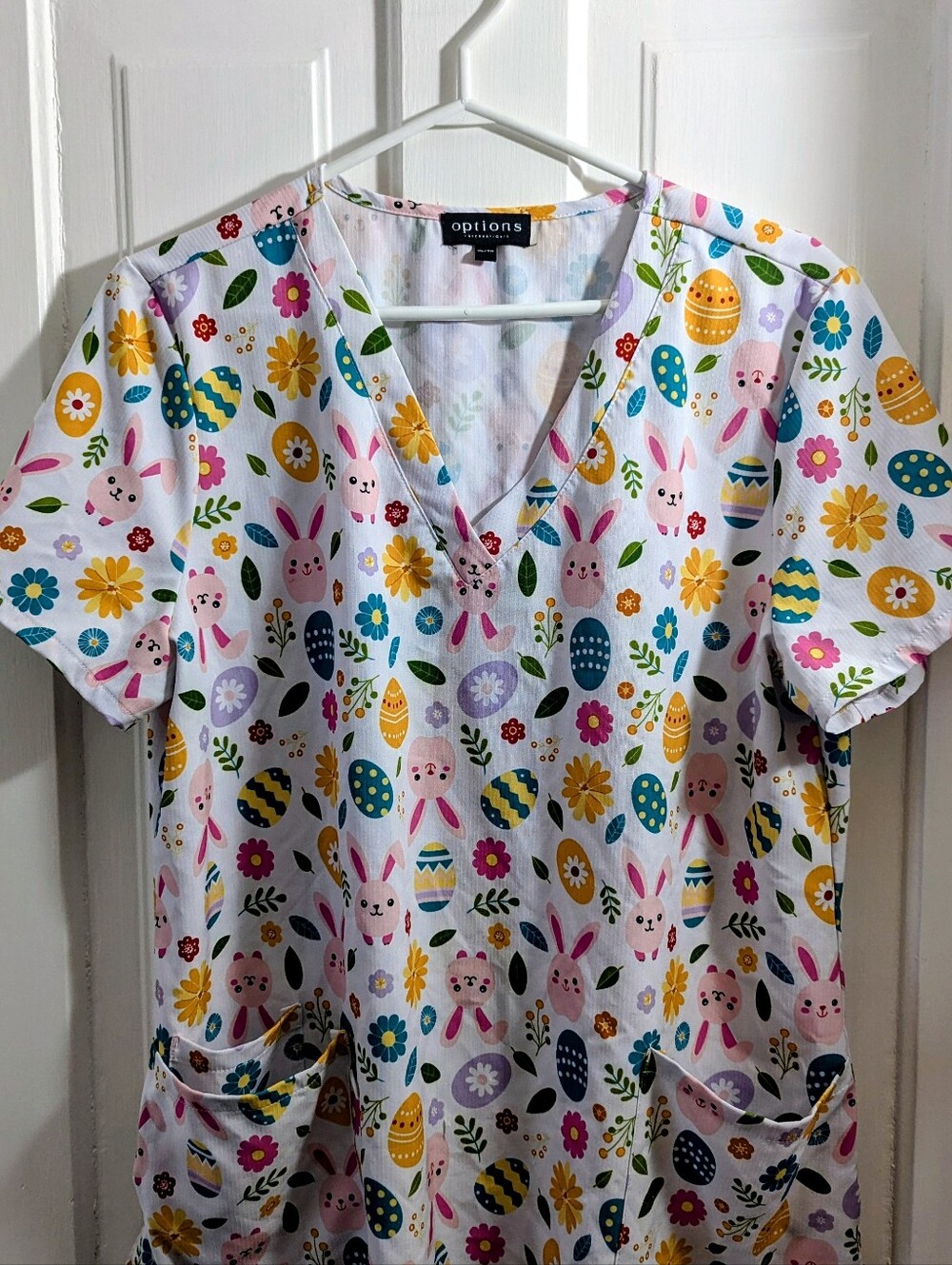 Lds Scrub Top Easter Theme XL